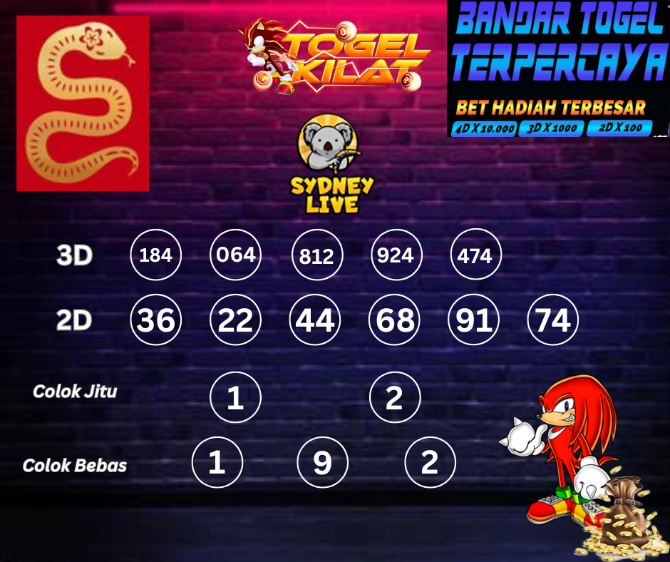 PREDIKSI ANGKA TOGEL SYDNEY LIVE DAY HARI INI 13 MARET 2024