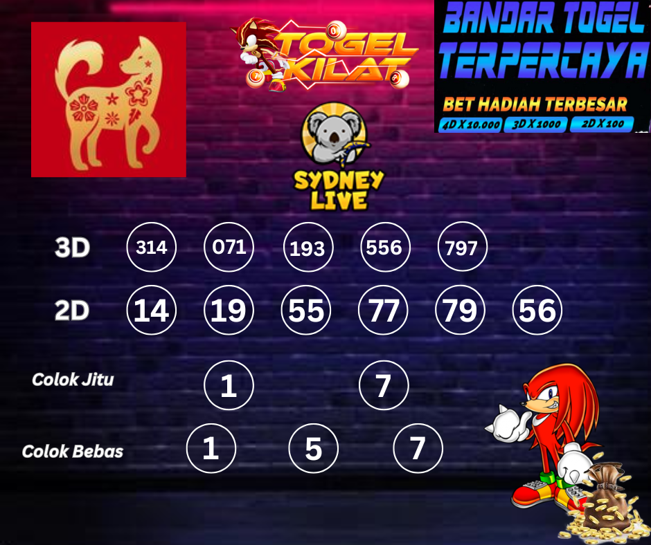 PREDIKSI ANGKA TOGEL SYDNEY LIVE DAY HARI INI 17 MARET 2024