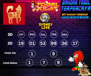 PREDIKSI ANGKA TOGEL SYDNEY LIVE DAY HARI INI 20 MARET 2024