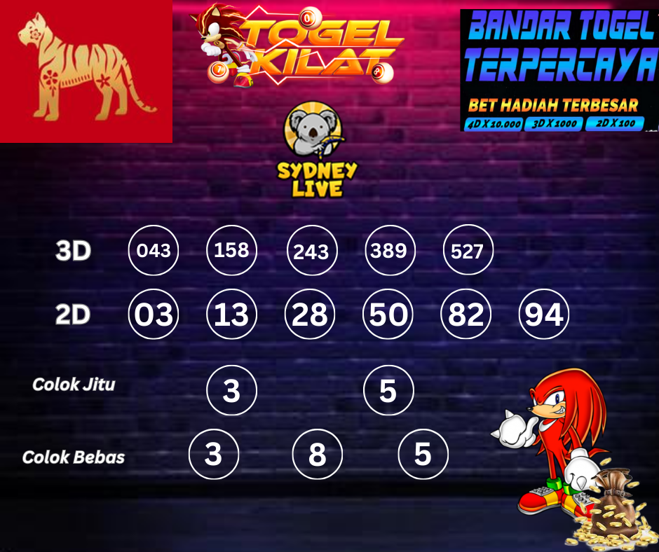 PREDIKSI ANGKA TOGEL SYDNEY LIVE DAY HARI INI 19 APRIL 2024