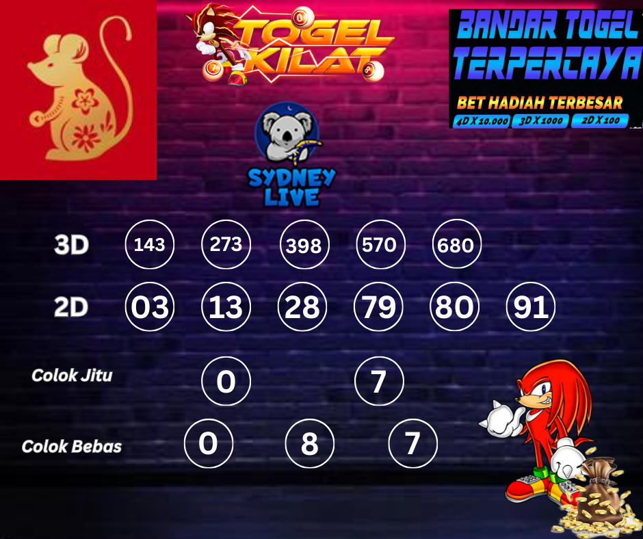 PREDIKSI SYDNEY LIVE NIGHT HARI INI 21 APRIL 2024