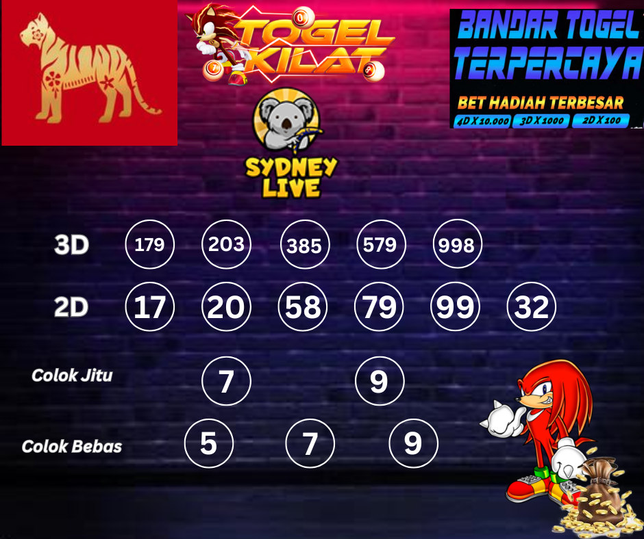 PREDIKSI ANGKA TOGEL SYDNEY LIVE DAY HARI INI 11 MEI 2024