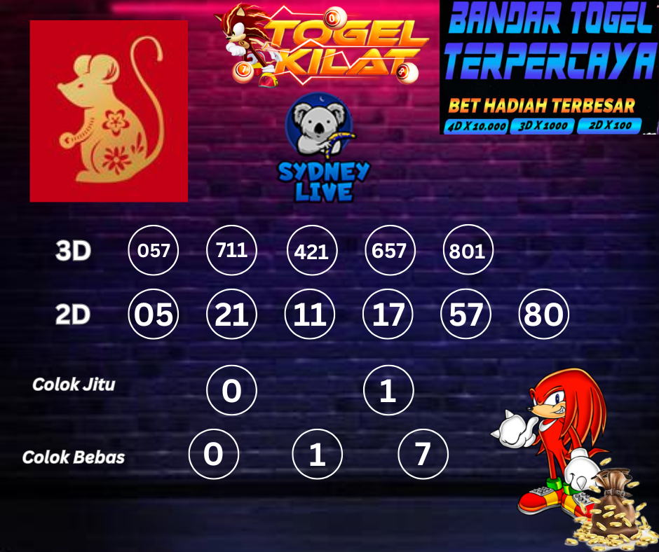 PREDIKSI SYDNEY LIVE NIGHT HARI INI 7 MEI 2024