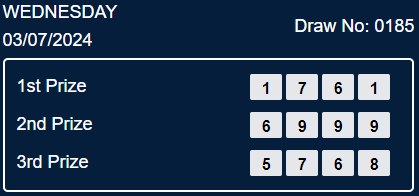 HASIL RESULT NEX4D POOLS DRAW 3 JULY 2024