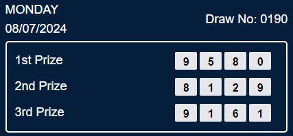 HASIL RESULT NEX4D POOLS DRAW 8 JULY 2024