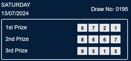 HASIL RESULT NEX4D POOLS DRAW 13 JULY 2024