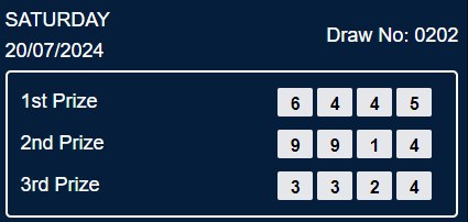 HASIL RESULT NEX4D POOLS DRAW 20 JULY 2024