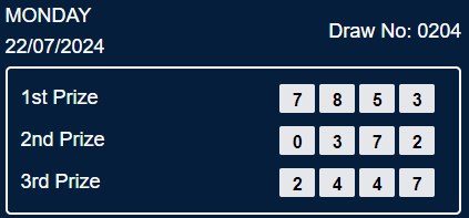 HASIL RESULT NEX4D POOLS DRAW 22 JULY 2024