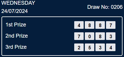 HASIL RESULT NEX4D POOLS DRAW 24 JULY 2024